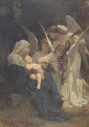 Adolphe William Bouguereau Song of the Angels (mk26) oil painting on canvas